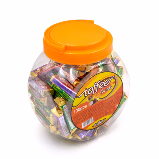 Halal Jar Packing Toffee Candy
