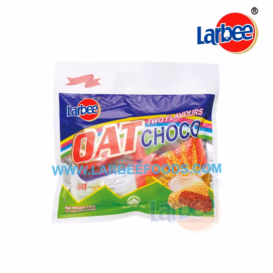 Promotional Halal Candy 120g Chocolate Bar Oat Choco in Bag