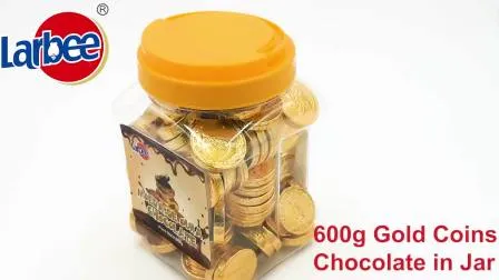 Larbee Factoryの瓶入り500gゴールドコインチョコレートの卸売